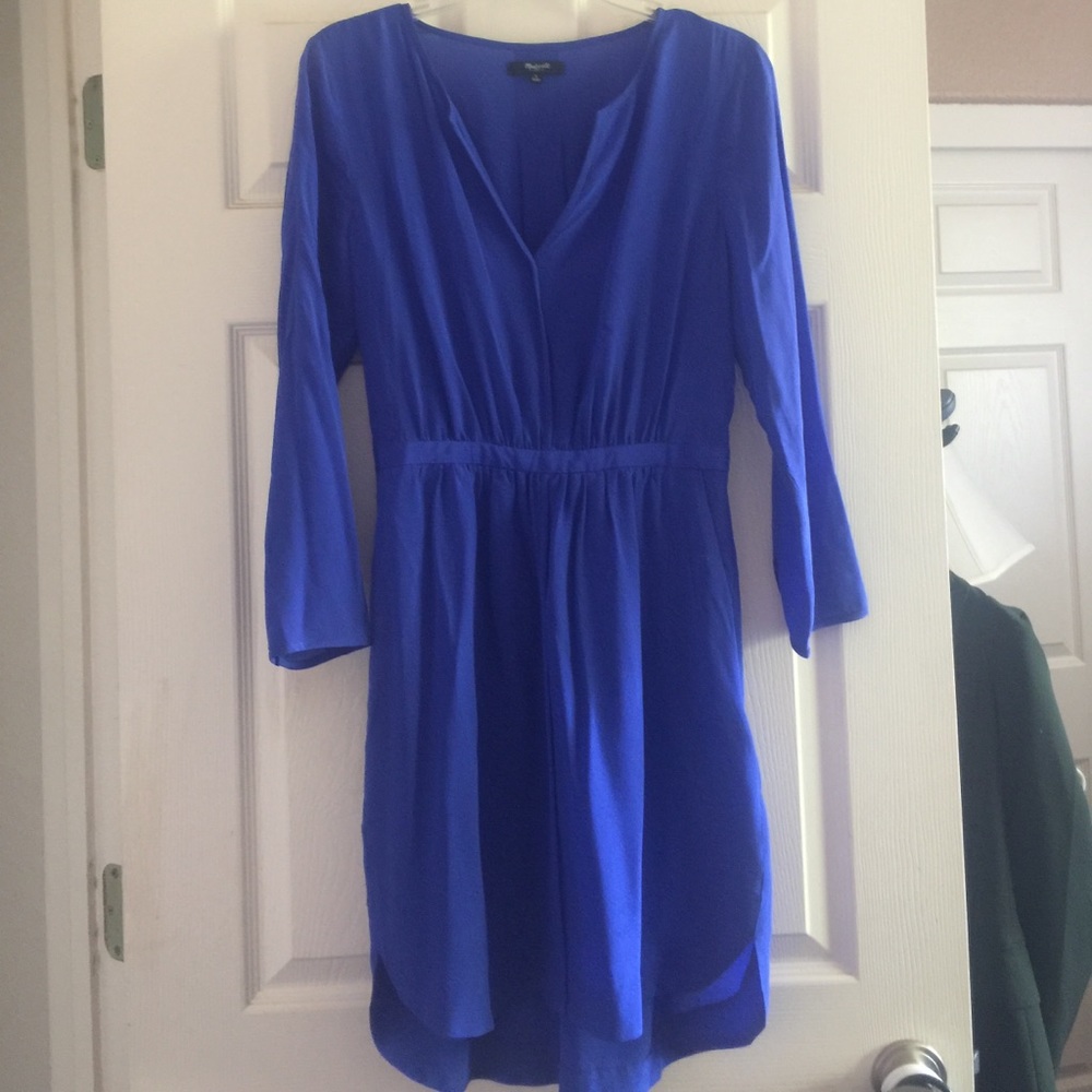 Madewell royal blue dress