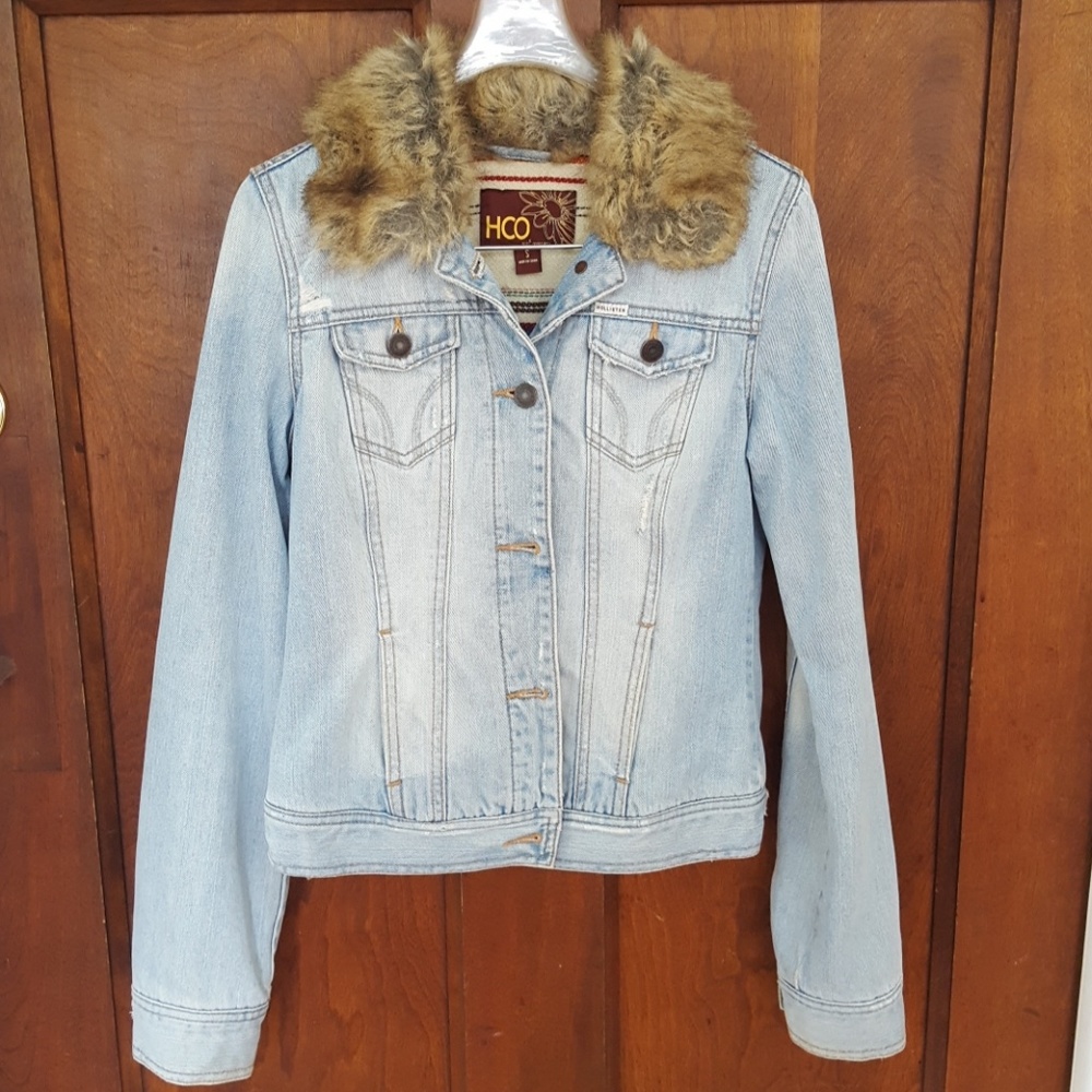 Hollister Distressed Jean Jacket