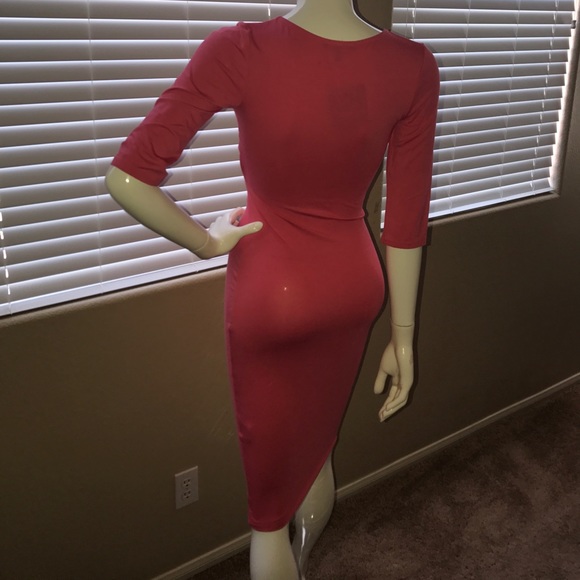 Paprika bobycon midi dress - Picture 3 of 3