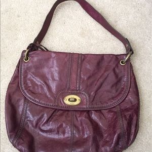 Fossil leather purse