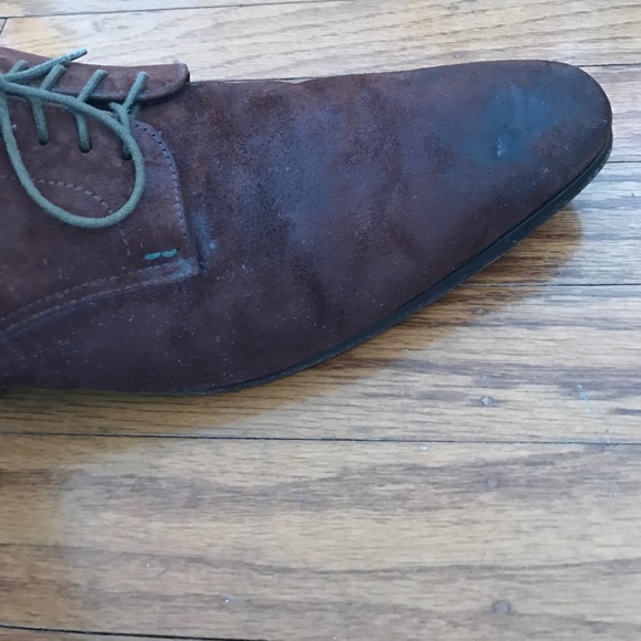 Paul Smith Men\'s Distressed Leather Oxfords main image 4