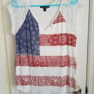 4th of July cute light shirt