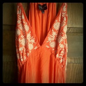 Stunning Coral Maxi Dress
