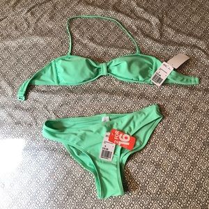 Green forever 21 swimsuit