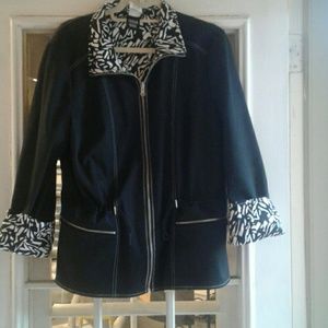 Beautiful black and white jacket