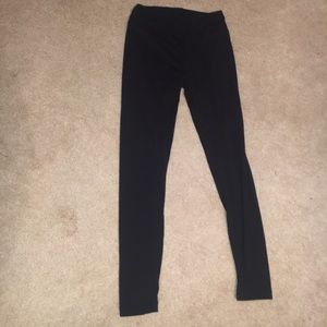 Black lularoe leggings one size