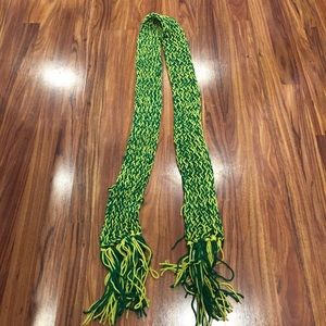 Oregon Ducks green yellow scarf