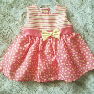 George Dresses - Baby Girl Polka Dot Dress Easter George Dresses - Baby Girl Polka Dot Dress Easter