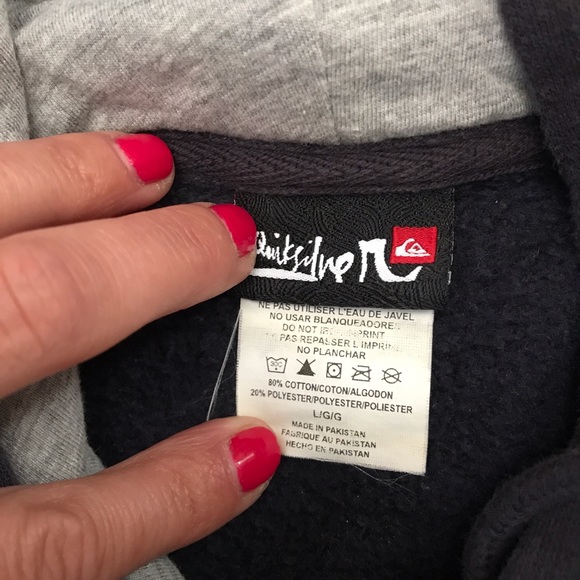 Quiksilver Boys Hooded Sweatshirt - L - Picture 6 of 6