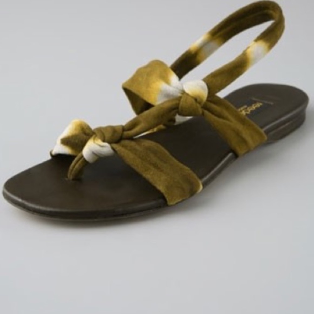 Reed Evins tie dye thong sandals