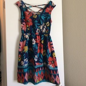 Floral Dress with Pockets