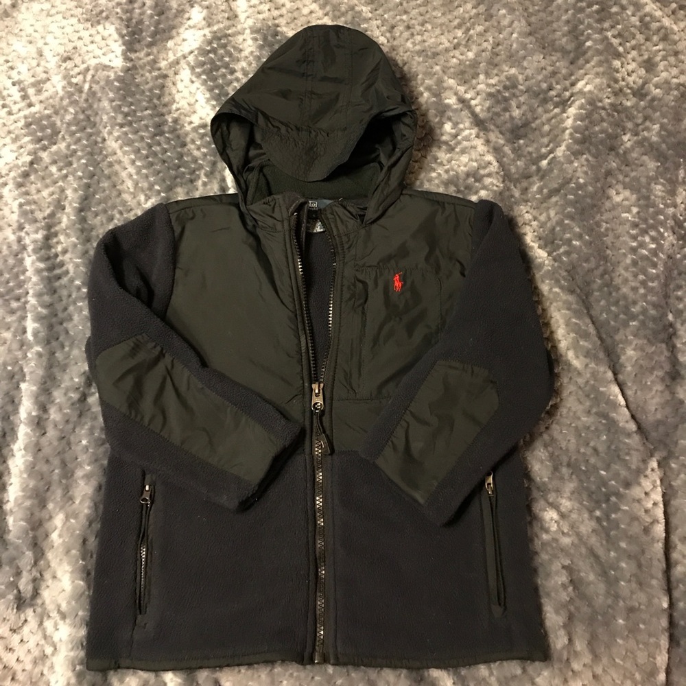 Ralph Lauren Polo navy size 6 fleece jacket