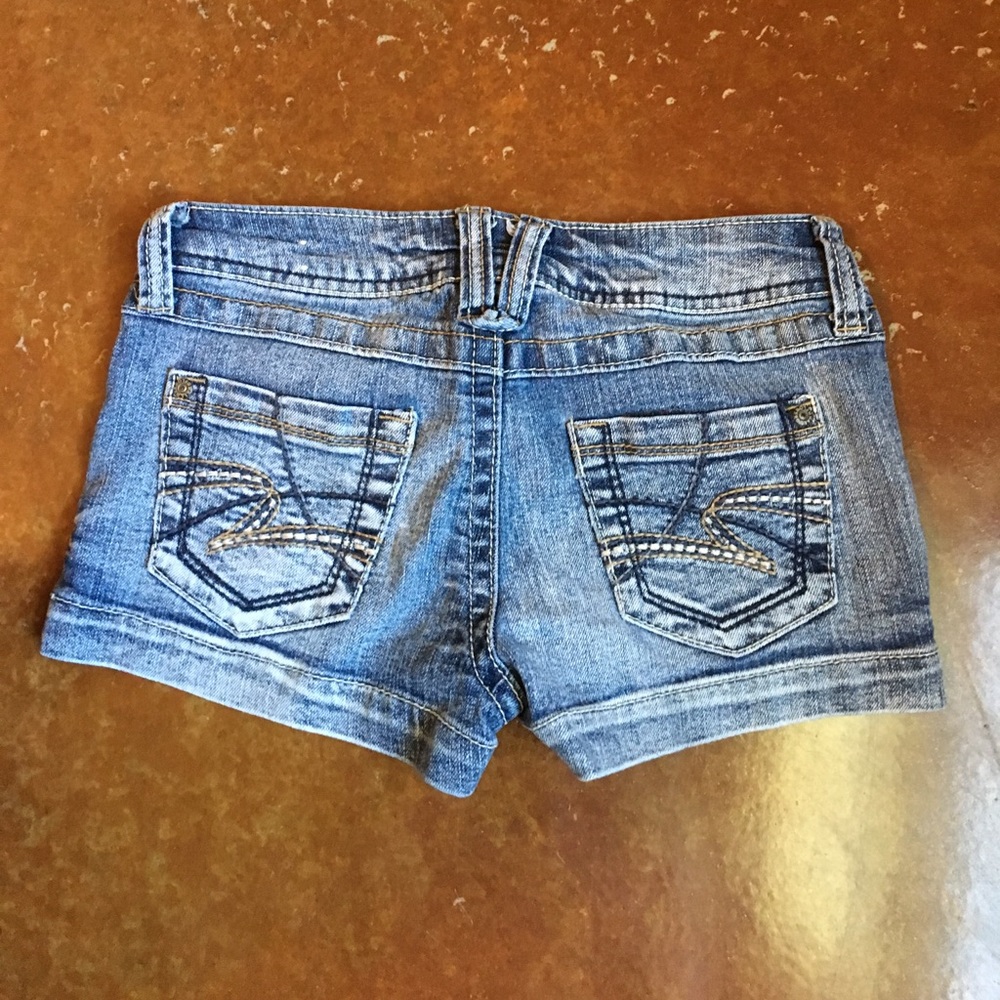 Like new Wallflower jean shorts.  Short length.
