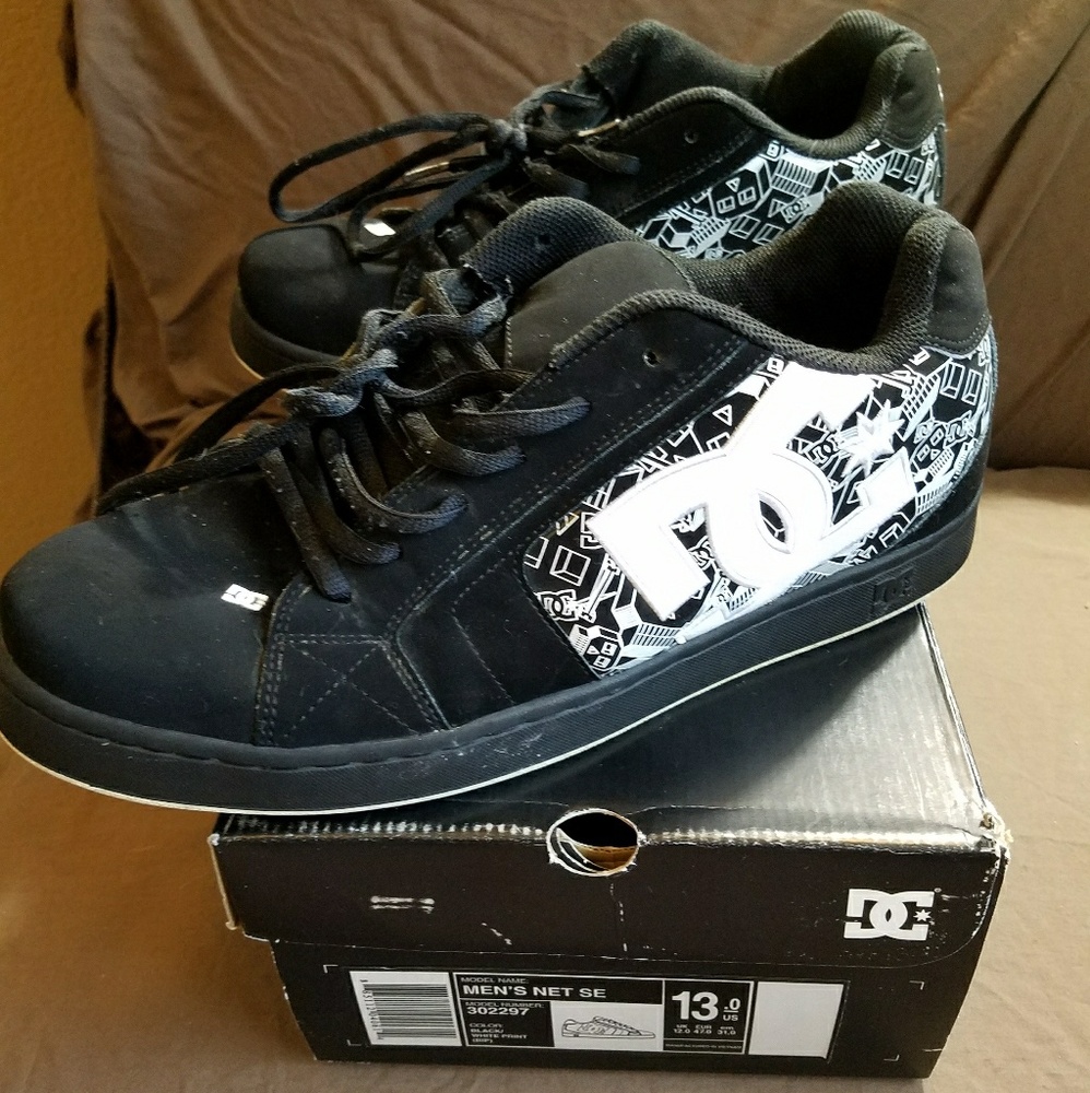 Mens DC Shoes -Net SE n Black