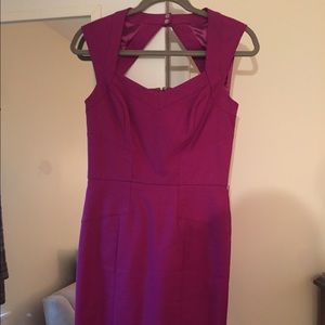 EUC WHBM fuchsia dress, size 2