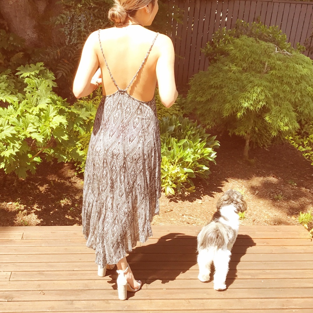 Free People Asymmetrical Tribal Dress