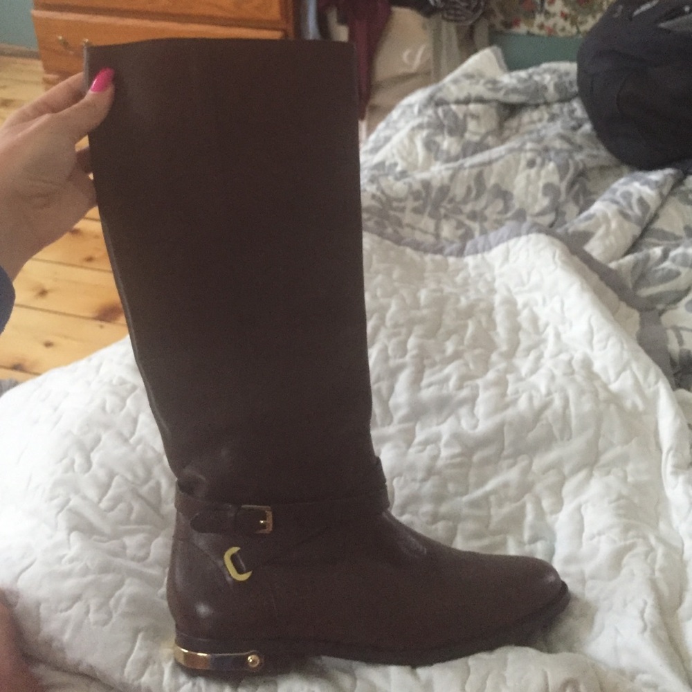 Ralph Lauren Brown riding boots