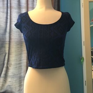 Patterned crop top