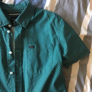 RVCA Short Sleeve Button Up
