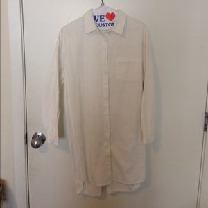 brand-new white shirt