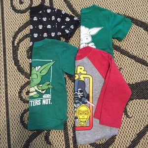 4 Star Wars shirts