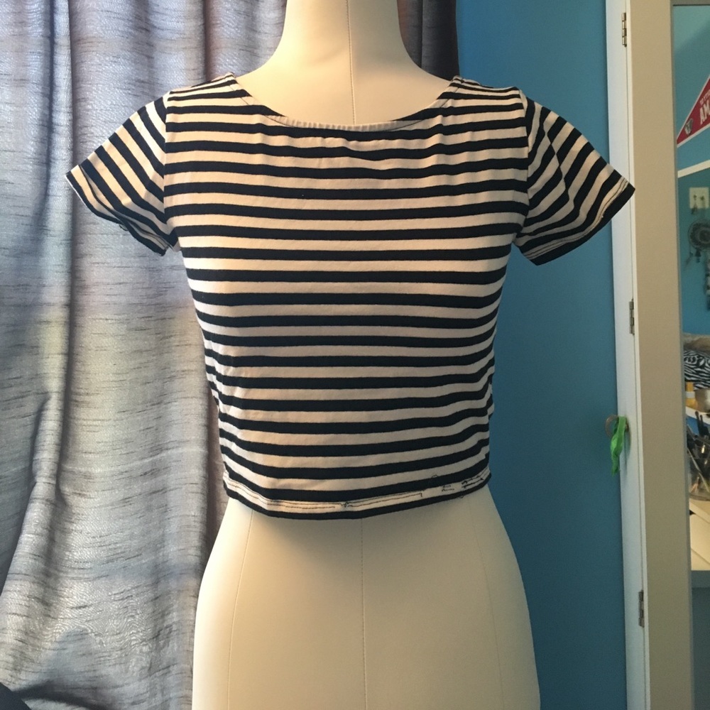 Stripped crop top