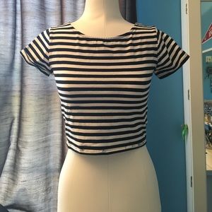 Stripped crop top