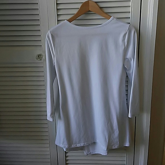 White Long Sleeve Top - Picture 2 of 4