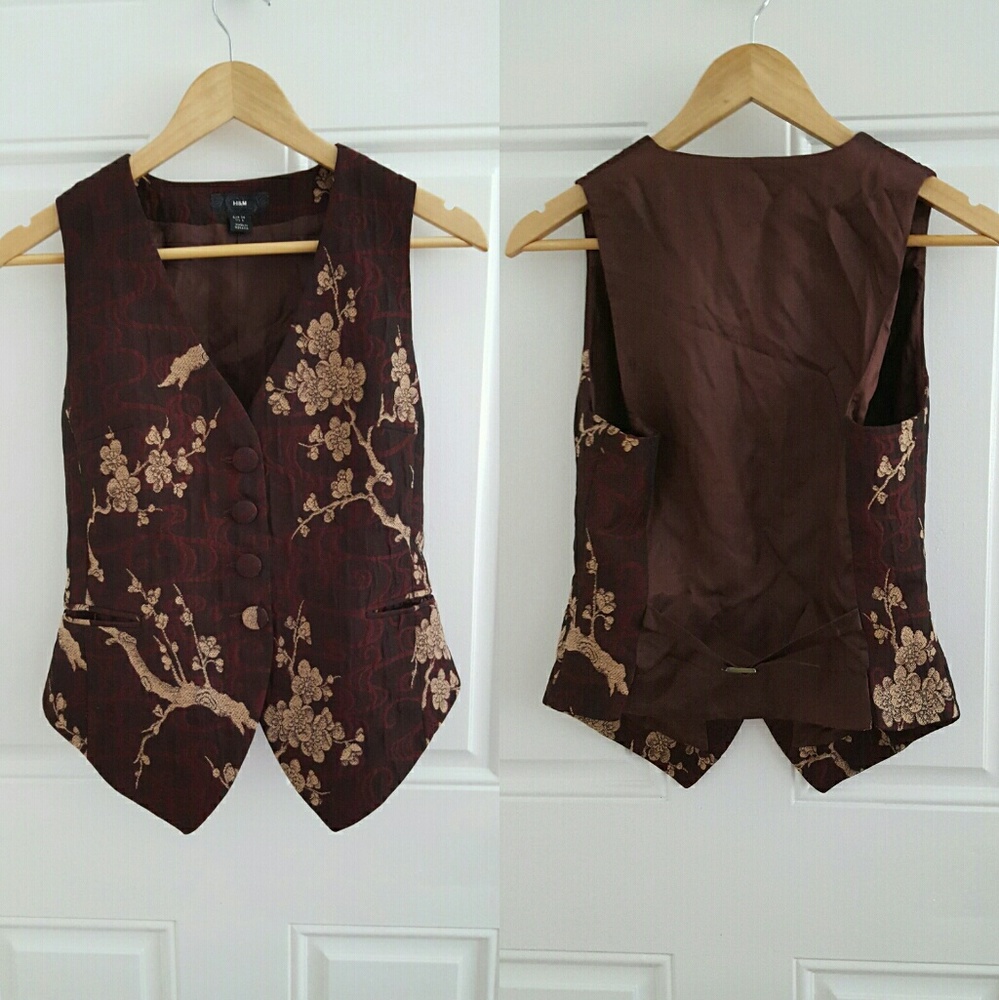 H&M Cherry Blossom Vest