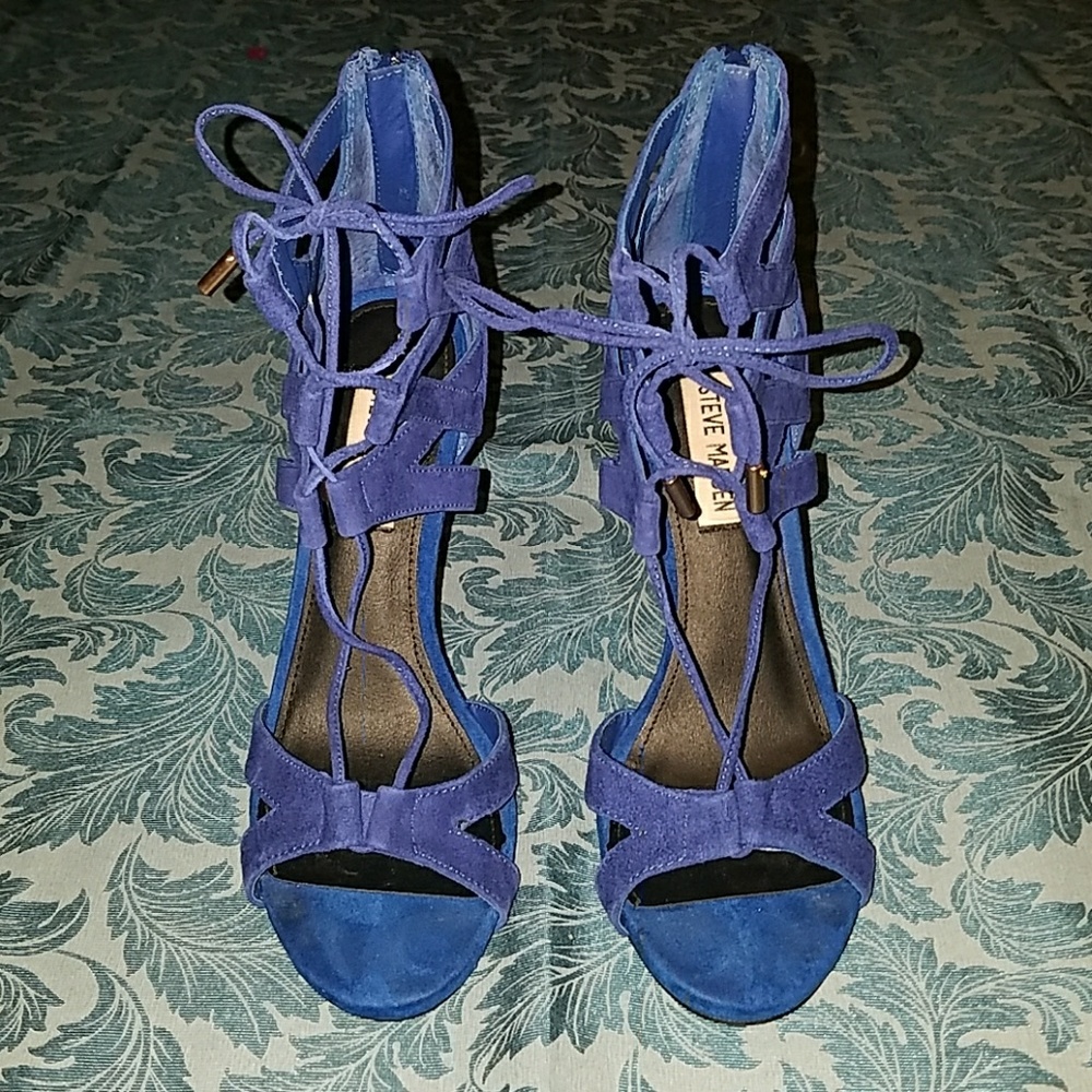 Steve Madden "Maiden" strappy lace-up heels NWT