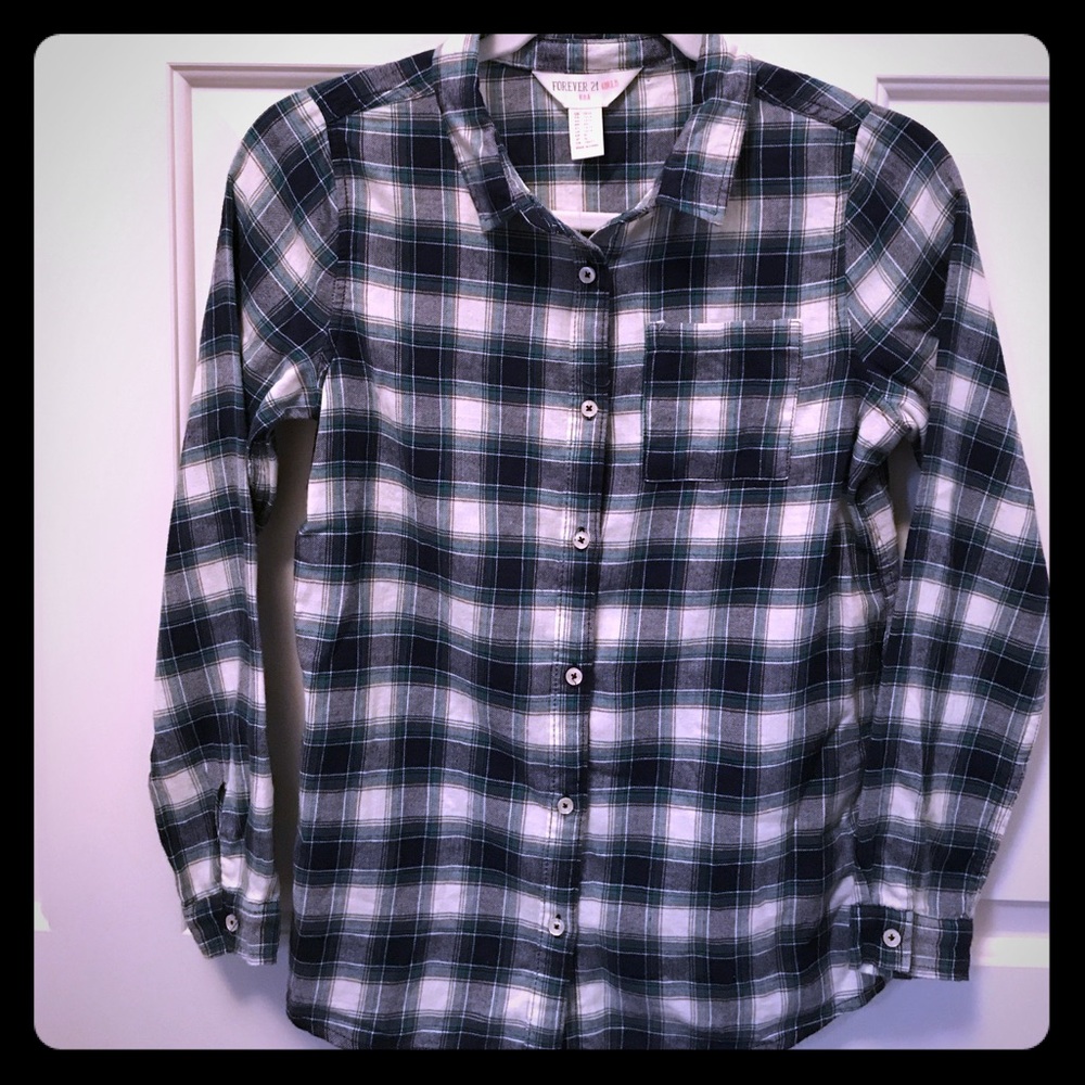 Girls plaid shirt