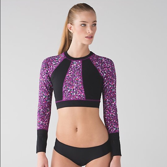 lululemon athletica Other - Lululemon Purple Tidal Flow Paddle Swim Top