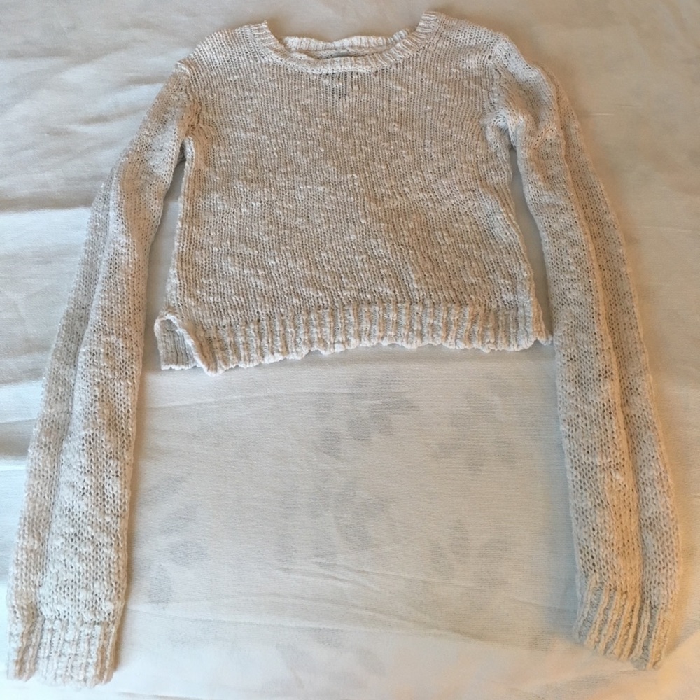 Aeropostale XS girls offwhite sweater