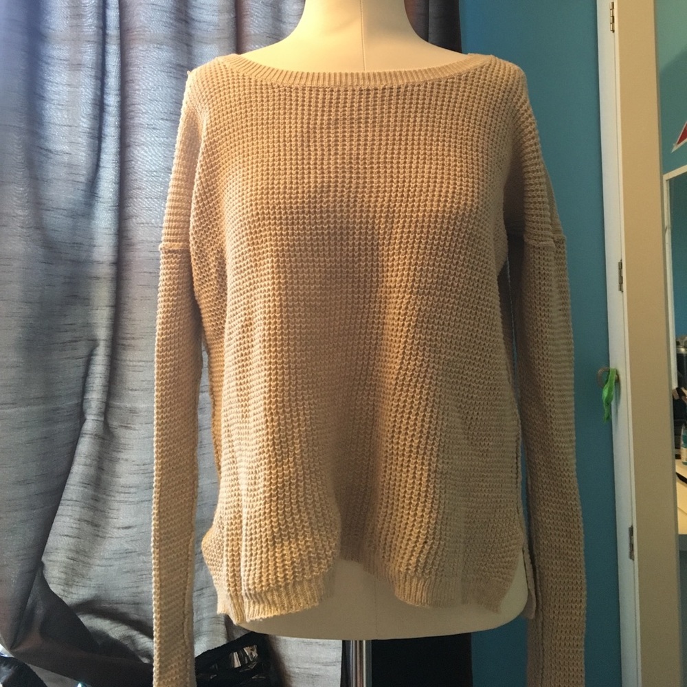 Tan sweater