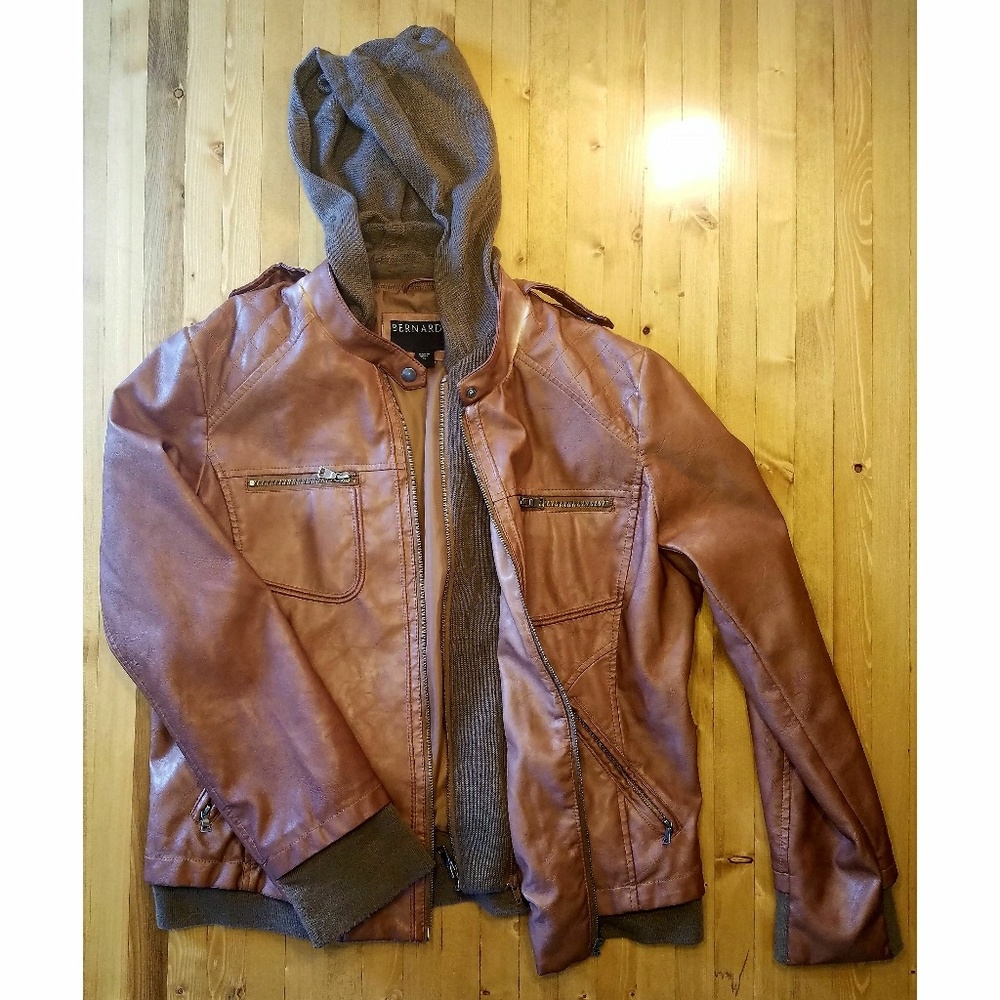 Faux Leather Jacket