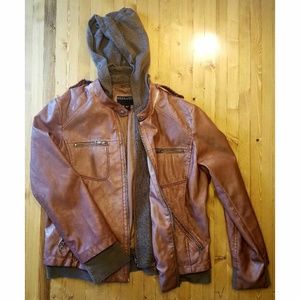 Faux Leather Jacket