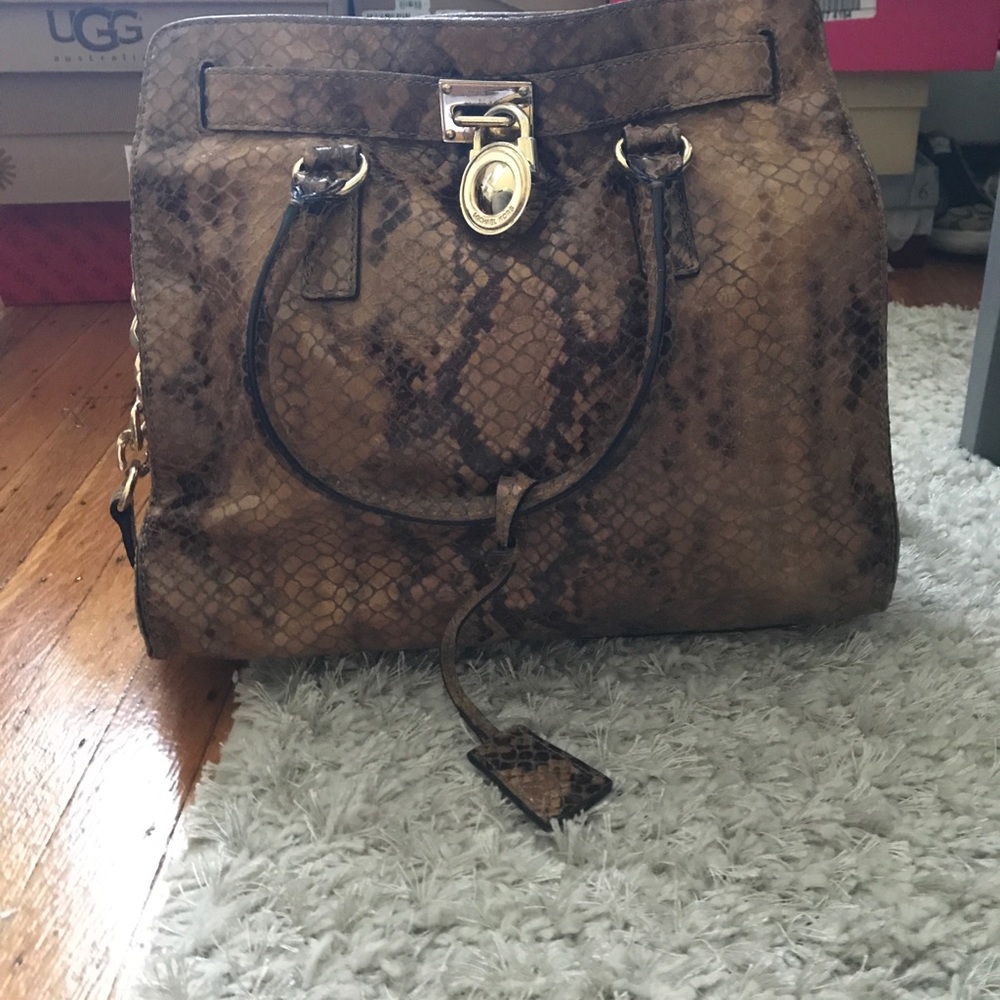 Mk Python Hamilton Bag - image 1