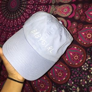 Baby girl hat in blue