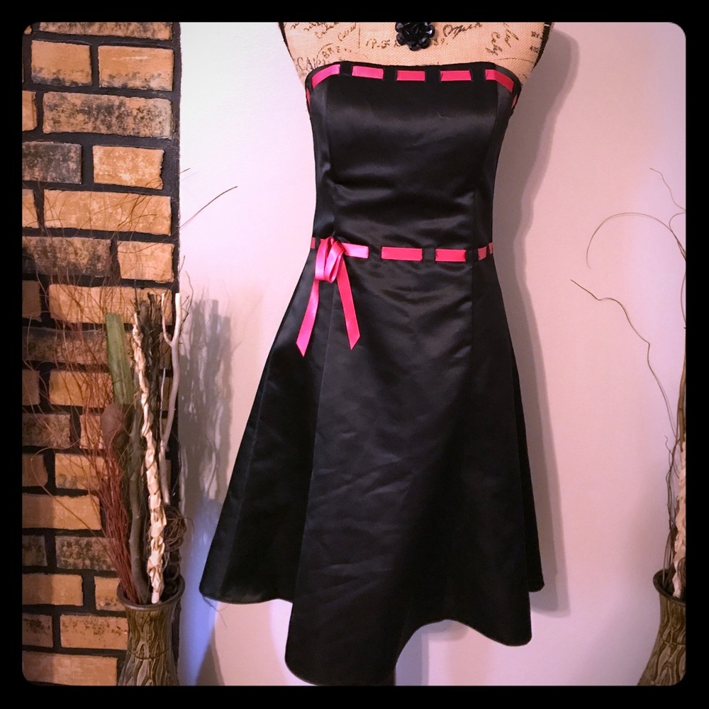 Black and Pink Dress