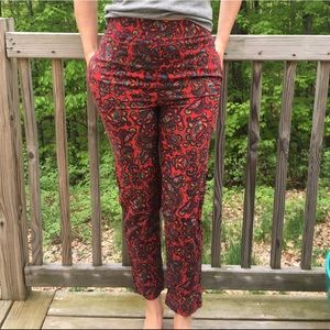 Vintage 80's Super High Waisted Paisley Pants Vintage 80's Super High Waisted Paisley Pants