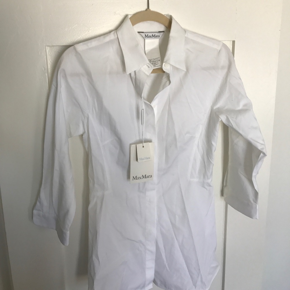 NEW MaxMara button down blouse