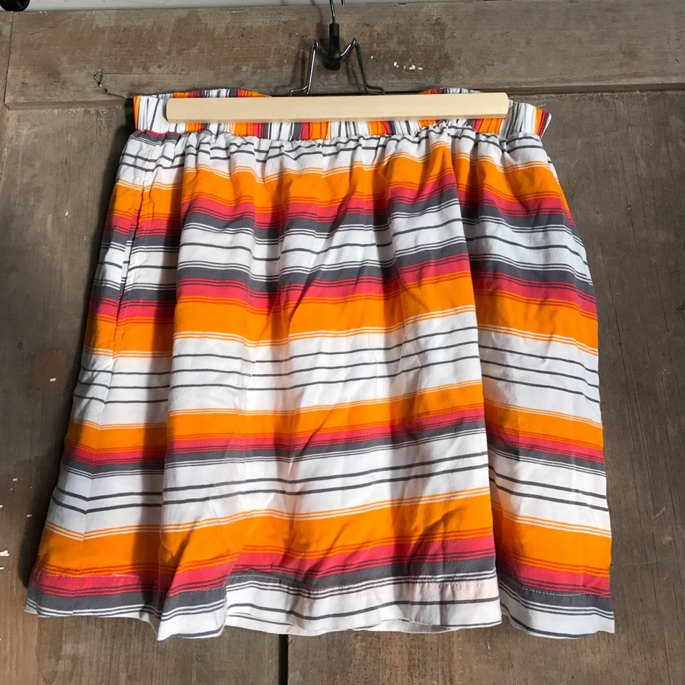 French connection striped skirt
