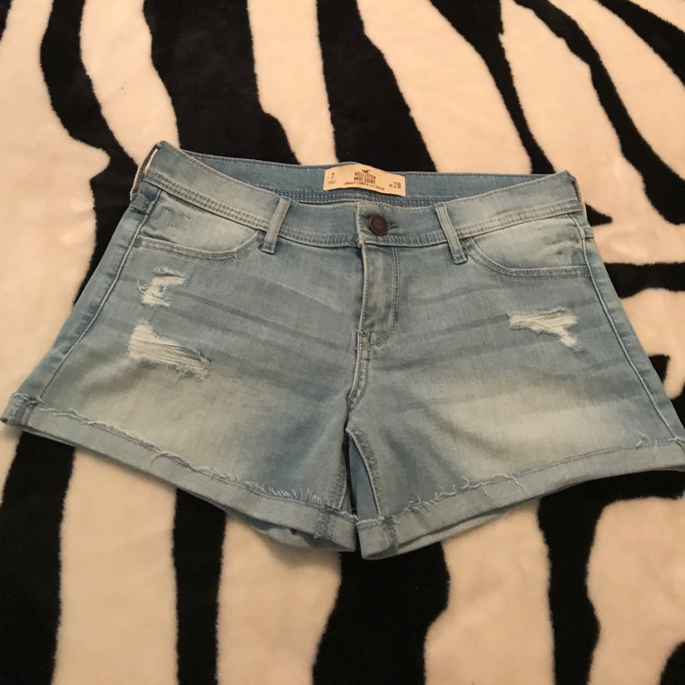 Hollister Midi Jean Shorts