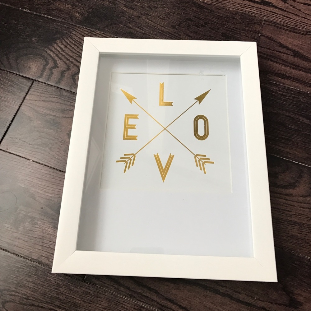 "L O V E" picture/wall hanging