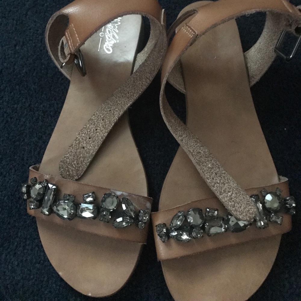 jeweled sandals (j.crew dupe)