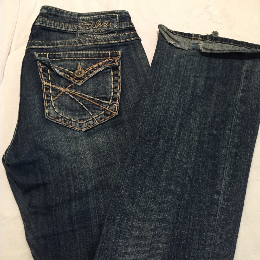 Silver Bootcut Jeans