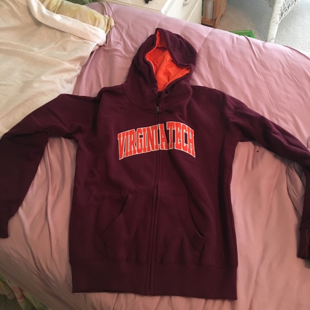 Women's Virginia Tech zip up jacket nwt