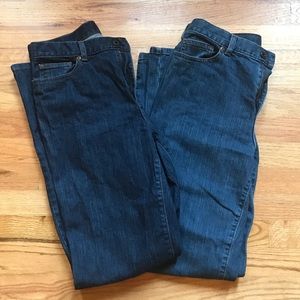 2 pairs of LL Bean jeans