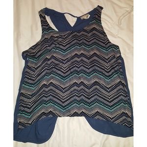 Blue and grey Kirra tank