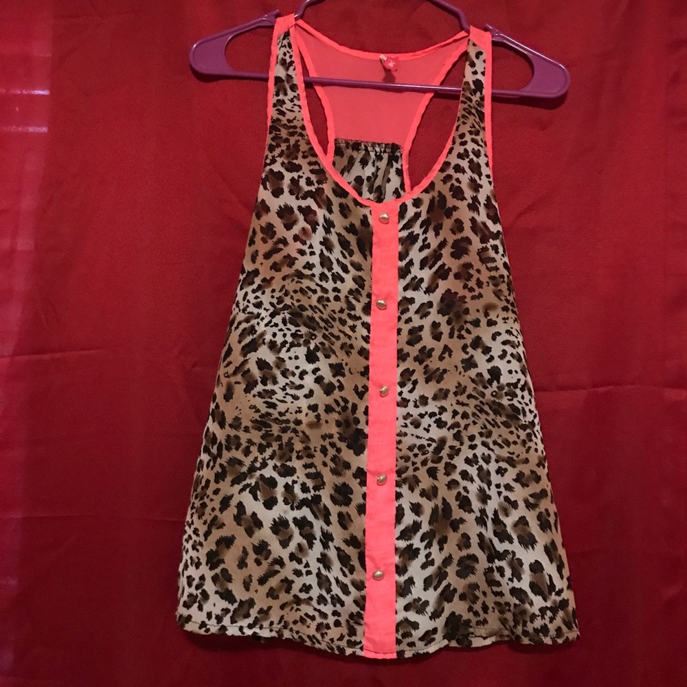 Cheetah Print Blouse